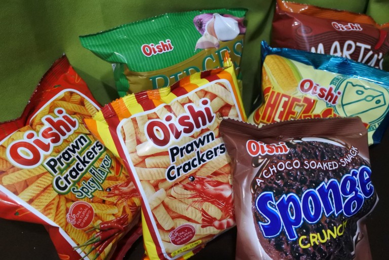 セブ島で食べる日本人好みのお菓子「Oishi」シリーズ！