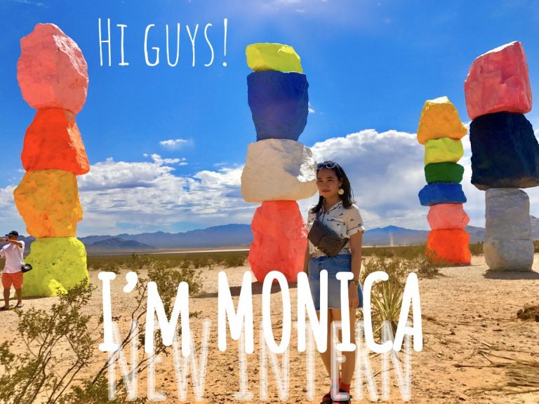 New インターン世界を駆けまわるMONICA(モニカ)です！！！
