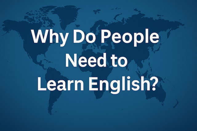 なんで英語を勉強する必要があるのか？