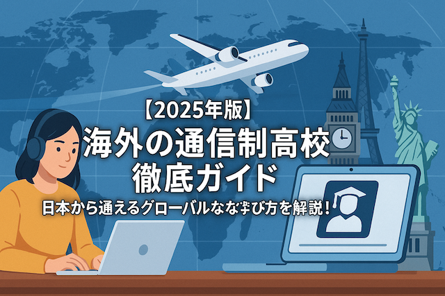 【2025年版】海外の通信制高校 徹底ガイド｜日本から通えるグローバルな学び方を解説！