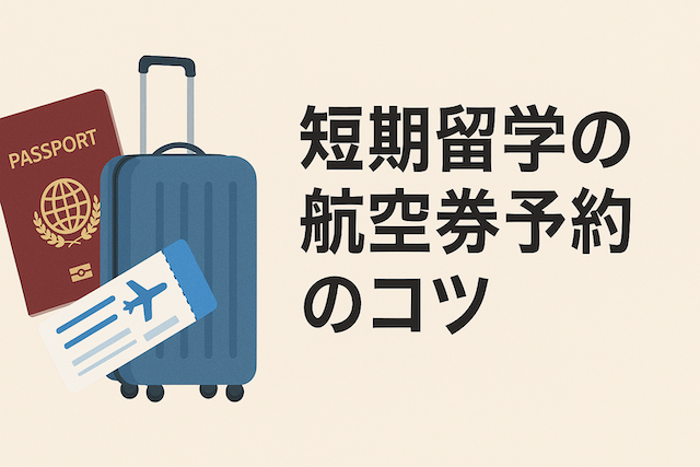 短期留学の航空券予約のコツ：フィリピン・セブ島英語留学