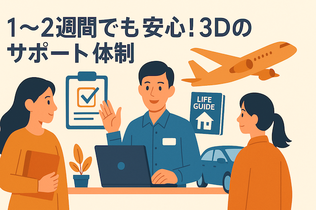 1〜2週間でも安心！3Dのサポート体制：フィリピン・セブ島英語留学