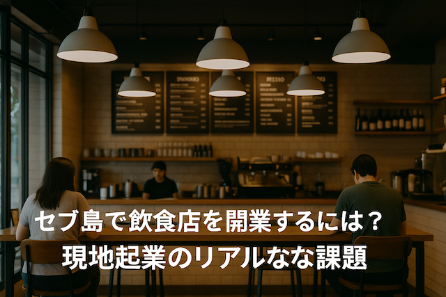 セブ島で飲食店を開業するには？現地起業のリアルな課題