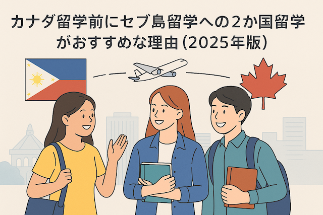 カナダ留学前にセブ島留学への２か国留学がおすすめな理由（2025年版）