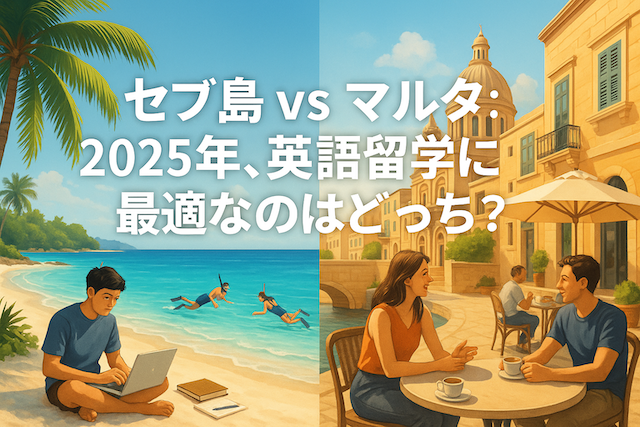 セブ島 vs マルタ：2025年、英語留学に最適なのはどっち？