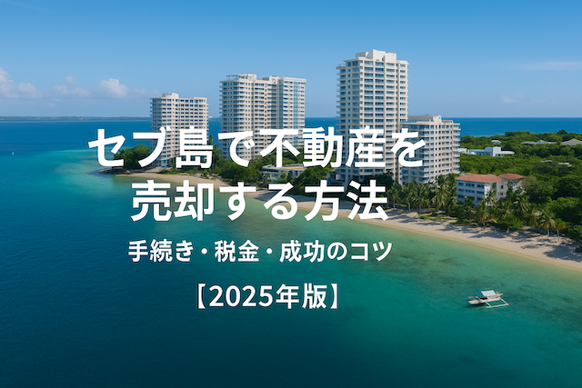 セブ島で不動産を売却する方法：手続き・税金・成功のコツ【2025年版】