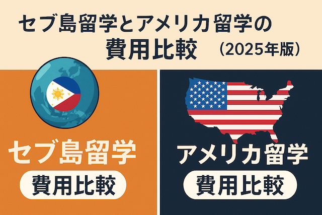 セブ島留学とアメリカ留学の費用比較（2025年版）