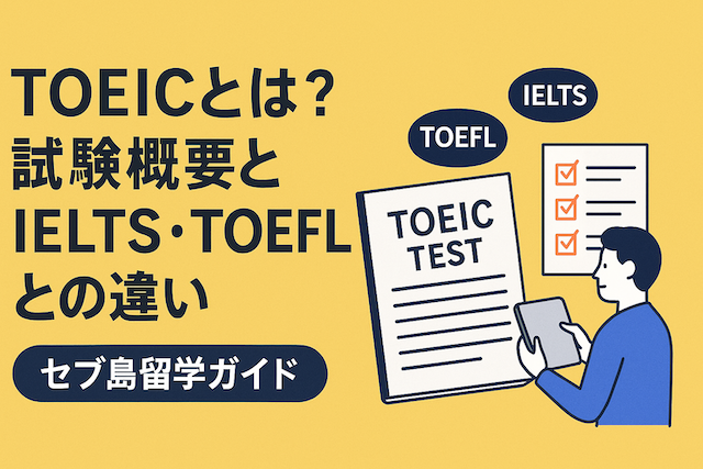 TOEICとは？試験概要とIELTS・TOEFLとの違い【セブ島留学ガイド】