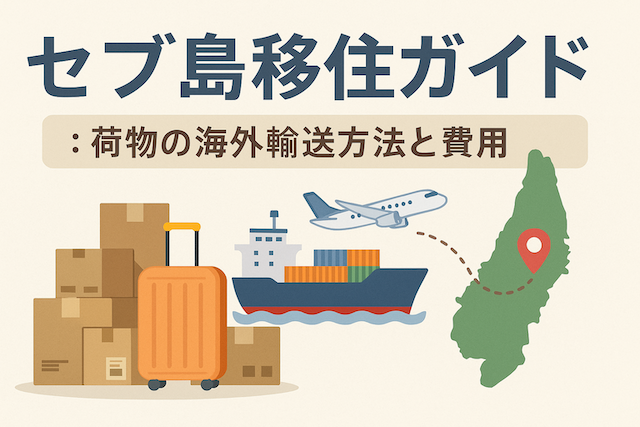セブ島移住ガイド：荷物の海外輸送方法と費用