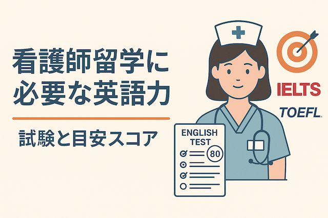 看護師留学に必要な英語力：試験と目安スコア