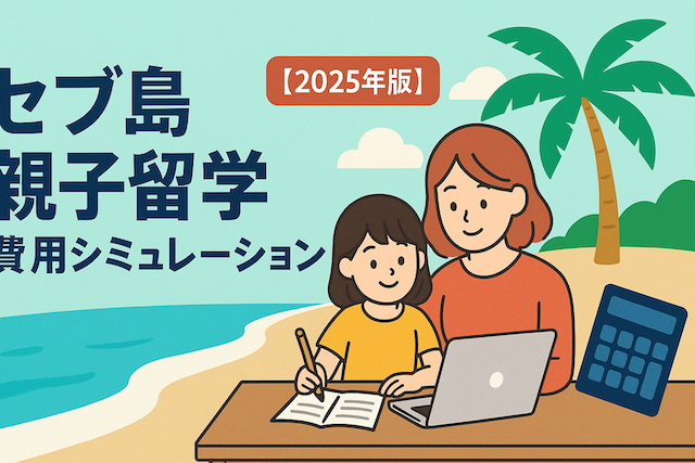 セブ島親子留学の費用シミュレーション【2025年版】