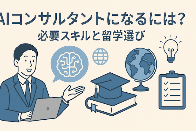 AIコンサルタントになるには？必要スキルと留学選び