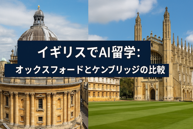 イギリスでAI留学：オックスフォードとケンブリッジの比較