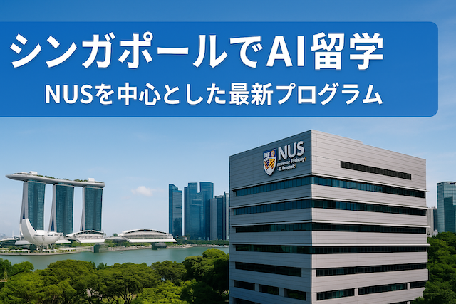 シンガポールでAI留学：NUSを中心とした最新プログラム