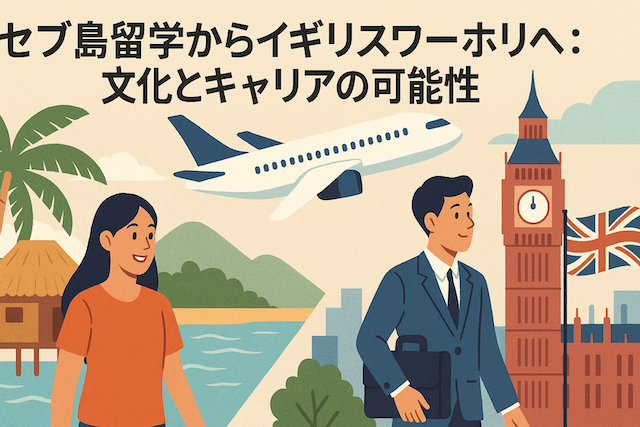 セブ島留学からイギリスワーホリへ：文化とキャリアの可能性
