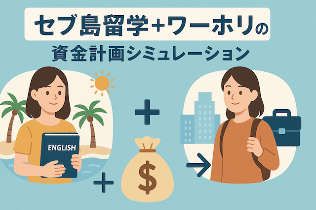 セブ島留学＋ワーホリの資金計画シミュレーション