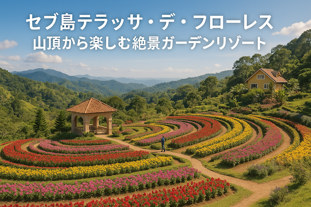 セブ島テラッサ・デ・フローレス｜山頂から楽しむ絶景ガーデンリゾート