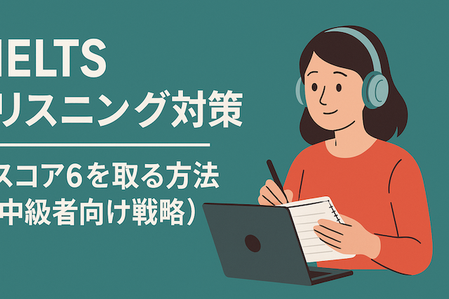 IELTSリスニング対策: スコア6を取る方法（中級者向け戦略）