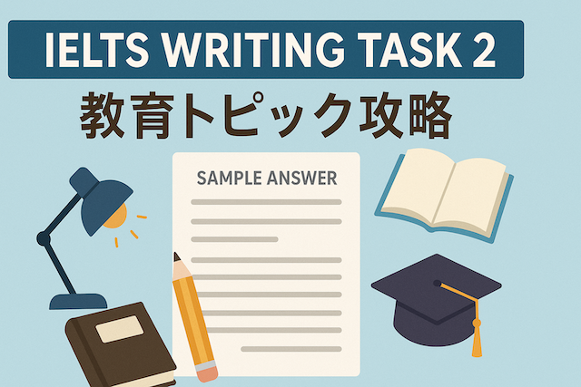 IELTSライティング Task 2 教育トピック攻略（サンプル解答付き）
