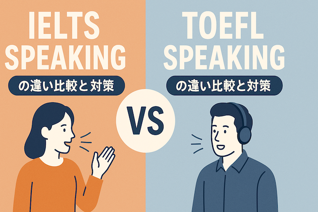 IELTSスピーキング対策：IELTS SpeakingとTOEFL Speakingの違い比較と対策