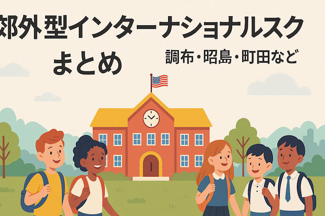 郊外型インターナショナルスクールまとめ（調布・昭島・町田など）