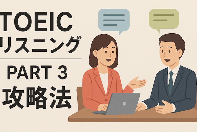 TOEICリスニング Part 3 攻略法（会話問題）