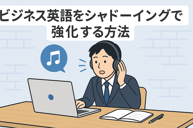 ビジネス英語をシャドーイングで強化する方法