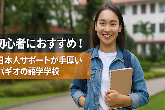 初心者におすすめ！日本人サポートが手厚いバギオの語学学校
