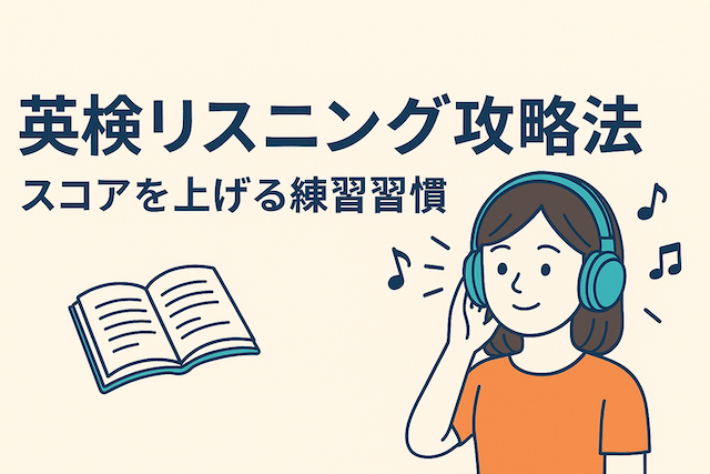 英検リスニング攻略法：スコアを上げる練習習慣