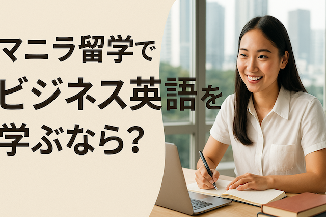 マニラ留学でビジネス英語を学ぶなら？