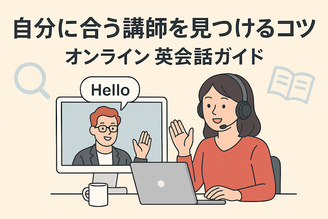 自分に合う講師を見つけるコツ：オンライン英会話ガイド