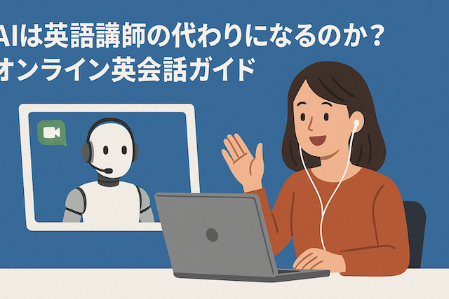AIは英語講師の代わりになるのか？：オンライン英会話ガイド