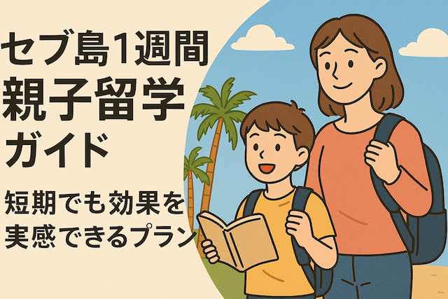 セブ島1週間親子留学ガイド：短期でも効果を実感できるプラン