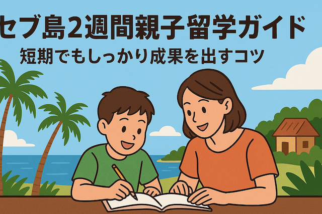 セブ島2週間親子留学ガイド：短期でもしっかり成果を出すコツ
