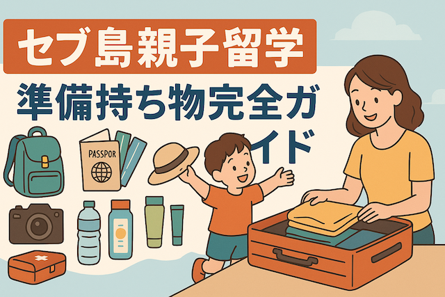 セブ島親子留学準備持ち物完全ガイド