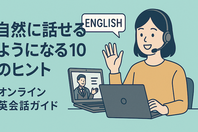 自然に話せるようになる10のヒント:オンライン英会話ガイド