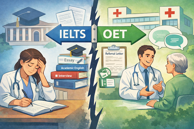 OET対策でよくある失敗：IELTS式の勉強を続けてしまう問題