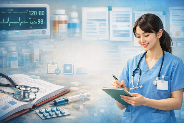 OET Nurse Reading頻出語彙：看護師向けミニ辞書