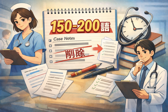 OET 150〜200語に収める削り方 文章を短くする技術【完全ガイド】