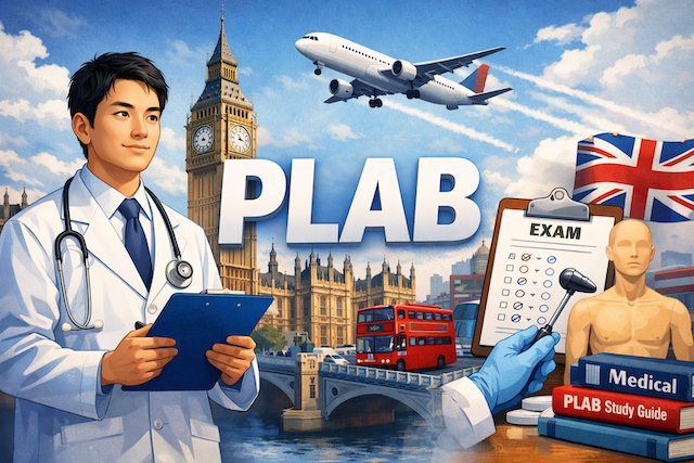 PLAB試験完全ガイド｜流れ・難易度・対策：イギリス医師留学ガイド【2026年版】